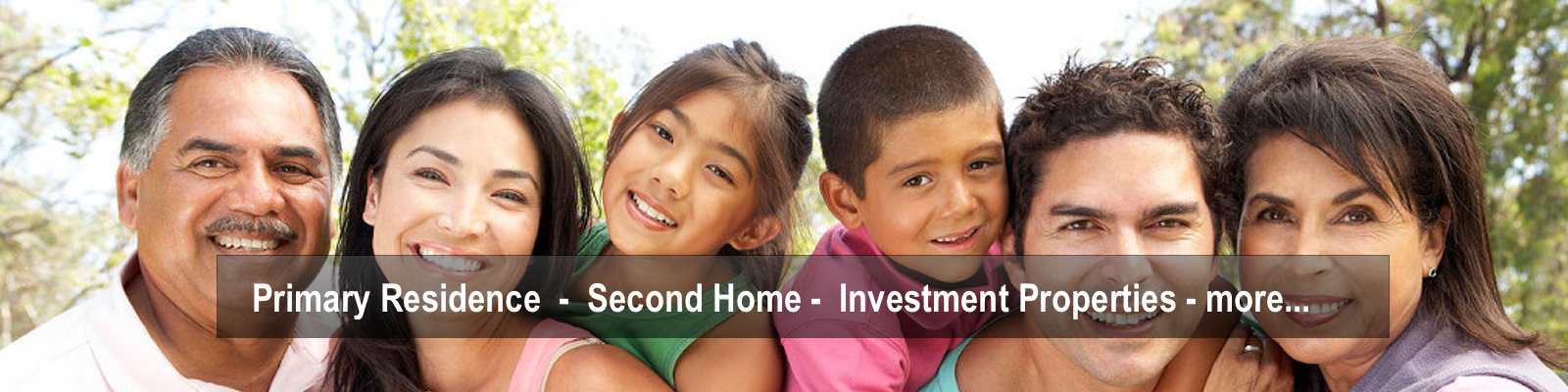 multicultural family with text of property types